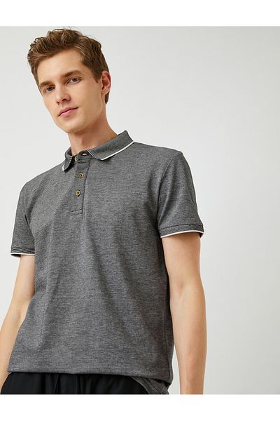 Koton Basic Polo T-Shirt με λαιμόκοψη