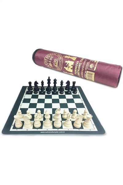 megame Roll Chess Set with Bag Team Large Size 45X45Cm Tournament Chess Set School Chess Set