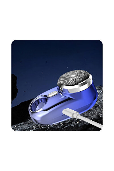 layfhex Sıfır Sakal ve Yanak için Islak ve Kuru Kullanım İnce Tel İçin Yıkanabilir Mini Tıraş Makinesi