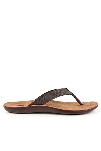 Muya Men's Slippers - Cliff Anatomical Sole, Wet Floor, Brown