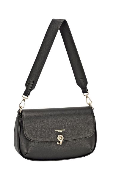David Jones Women's Strap Shoulder Bag Black