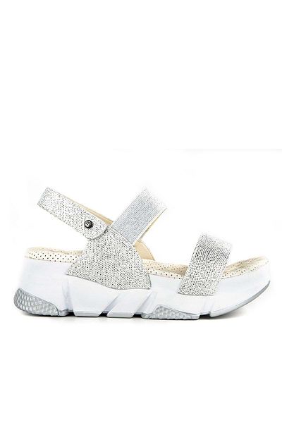 Muya Sandale de damă alb cu talpă anatomică Heel Spur