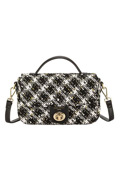 David Jones Women's Strap Handbag Black