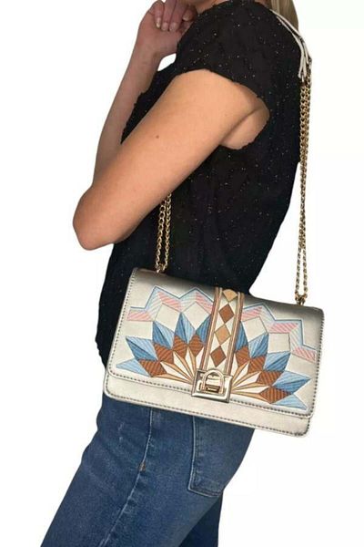 David Jones Women's Shoulder Bag Silver