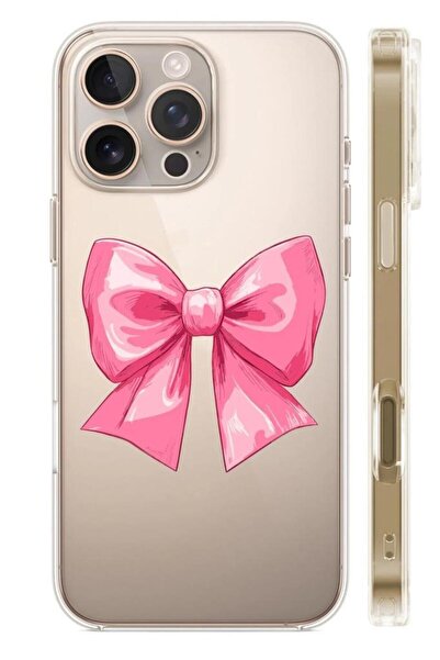 3GEN CASE 16 Pro Max Uyumlu Desenli Şeffaf Silikon Kılıf