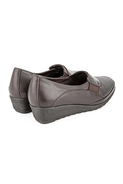 Muya Mary 6 Point Anatomical Sole Heel Spur Genuine Leather Women's Shoes