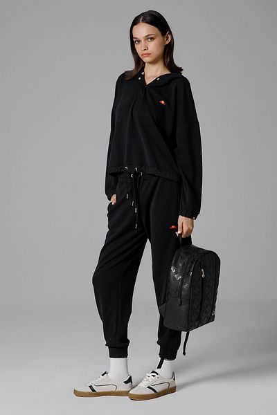 Ellesse Суитшърт с качулка от модал, стандартна кройка и копчета EF209