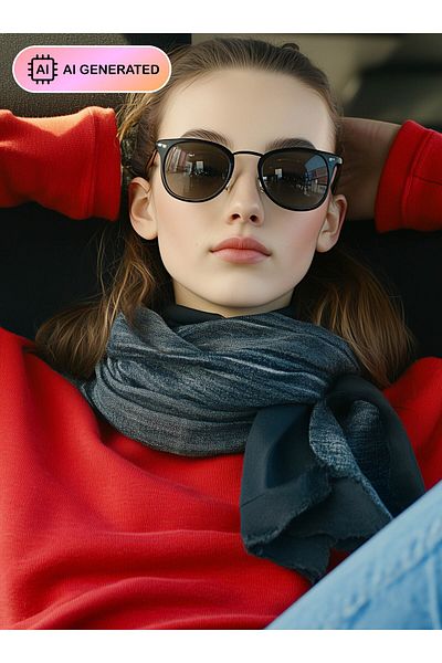 Benin Μπλουζάκι Benin Red Oversize βαμβακερό μπλουζάκι