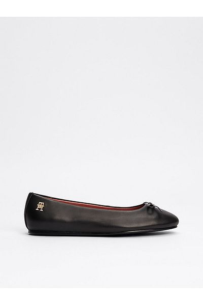 Tommy Hilfiger BALERINĂ CU FUNDĂ PLATĂ DIN PIELE