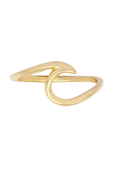 ELLI Ring Ladies Wave Optics Trend In 925 Sterling Silver