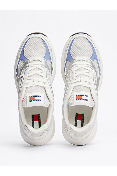 Tommy Hilfiger The Coney Metallic Kadın Mavi Spor Ayakkabı