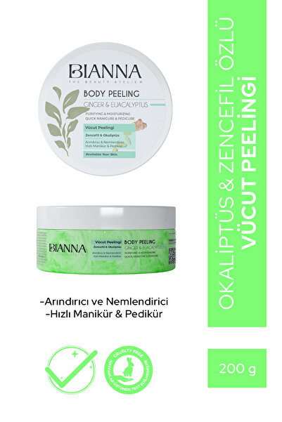 Bianna Vücut Peelingi - Okaliptüs & Zencefil Özlü Nemlendirici Ve Arındırıcı ...