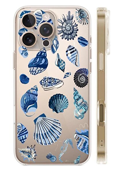 3GEN CASE Iphone 16 Pro Max Uyumlu Desenli Şeffaf Silikon Kılıf