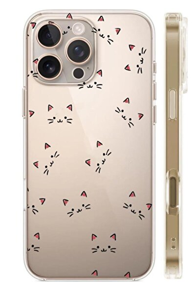 3GEN CASE Patterned transparent silicone case compatible with iphone 16 pro max