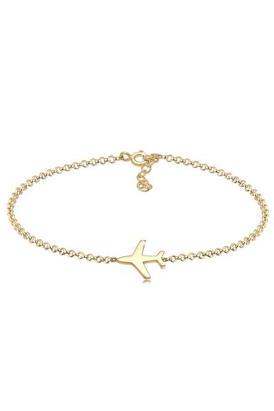ELLI Damenarmband – Flugzeug-Reise-Wasserzeichen aus 925er Sterlingsilber