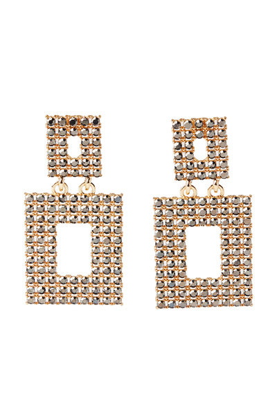 PARFOIS Kristalli Orta Boy Küpe