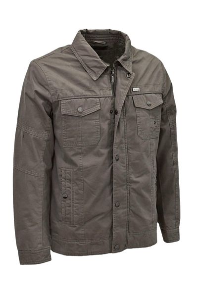 DYNAMO Men's Sports Canvas Collar Coat M2625 Bgl-St03994