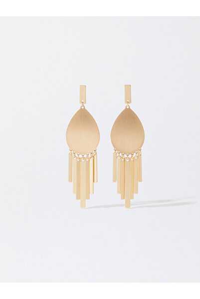 PARFOIS Mat Gold Efektli Küpe