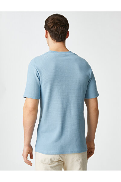 Koton Μπλουζάκι Basic, Γιακάς, Κουμπωτό, Slim Fit, Κοντομάνικο