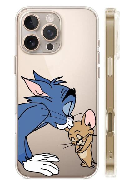 3GEN CASE İphone 16 Pro Uyumlu Desenli Şeffaf Silikon Kılıf