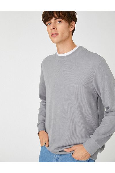 Koton Basic Sweater Knitwear Crew Neck Long Sleeve