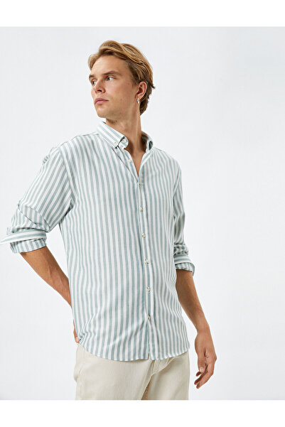 Koton Гольф з довгим рукавом Slim Fit Classic Сорочка