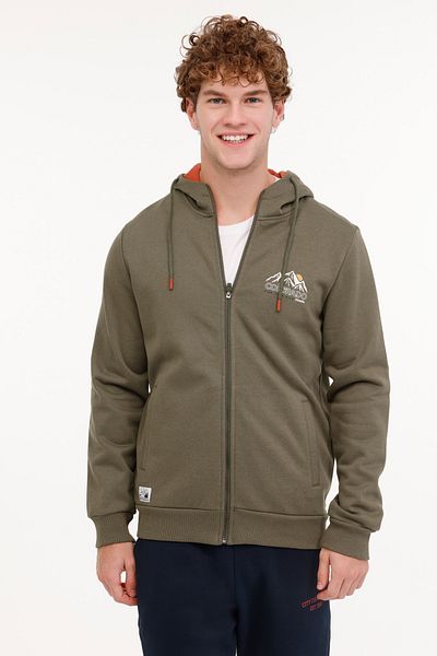 Kinetix Ml West 18Otd109 4Pr Khaki Men's Tracksuit Top