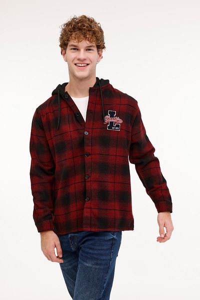 lumberjack ML FRAN 60ID113 4PR Claret Red Ανδρικό πουκάμισο