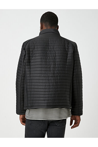 Koton Капитониран джоб на яката със стойка за палто Детайли