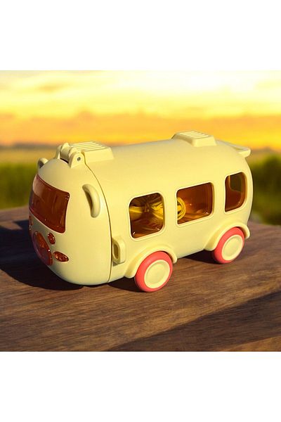 AROW Water Bottle & Water Bottle with Bus Figure