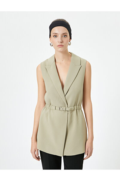 Koton Жилет двобортний із застібкою на пояс Детальніше