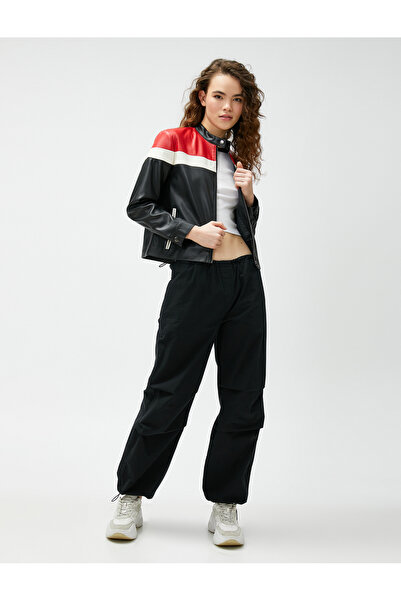 Koton Μαύρο γυναικείο μπουφάν