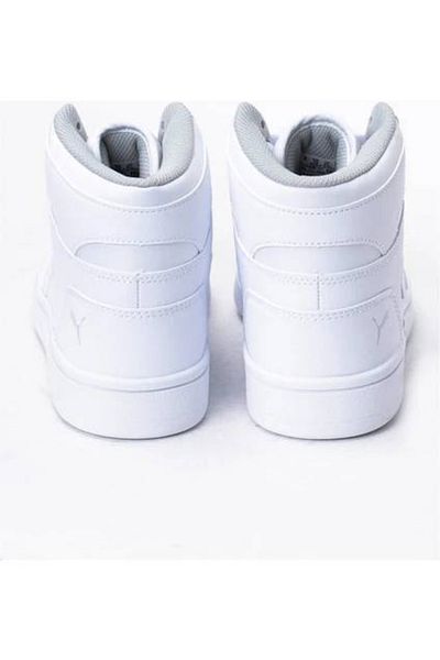 Puma Unisex bílé sportovní boty Rebound Layup Sl Jr 370486-02