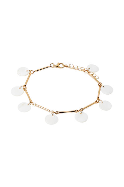 PARFOIS Deniz Kabuğu Detaylı Gold Bileklik