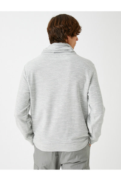 Koton Μακρυμάνικο πουλόβερ με γιακά σάλι