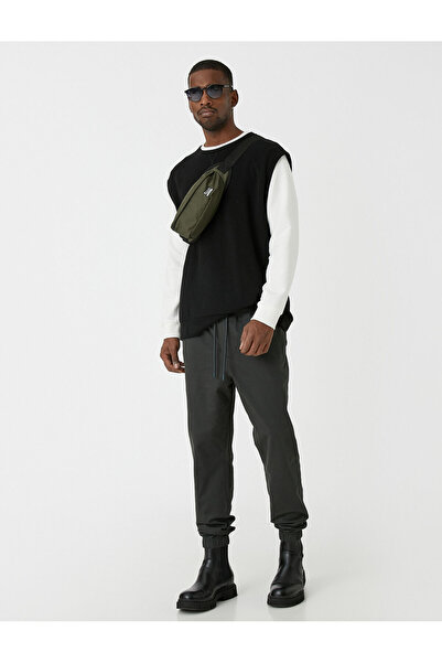 Koton Basic-Jogginghose mit Spitzenbund