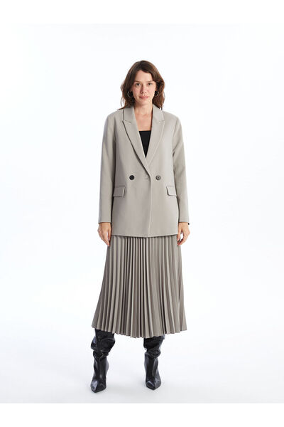 LC Waikiki Jachetă blazer gri pentru femei