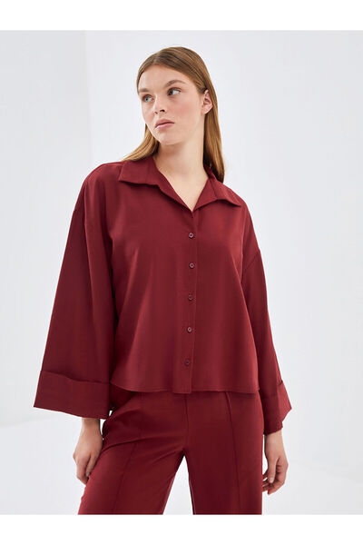 LC Waikiki Lcwk Oversize Kadın Gömlek