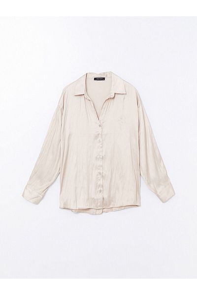 LC Waikiki Cămașă de damă din satin oversize Lcwk