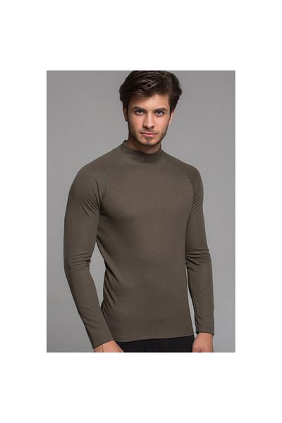 THERMOFORM Khaki Thermal Top Underwear - Turtleneck - Thermoform
