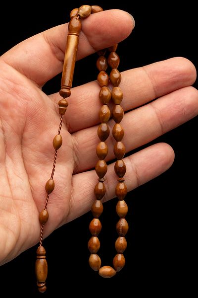 OTTOTESBİH نظام هدايا للرجال بشراشيب مقاس 7 × 10 مم قطع شجيرة كوكا