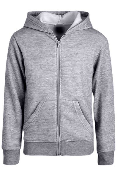 Uniquetrenders Hanorac pentru copii, unisex, din bumbac, cu glugă și fermoar