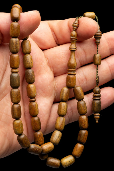 OTTOTESBİH 8X11.5Mm Scented Rosewood - System Tassel Prayer Beads