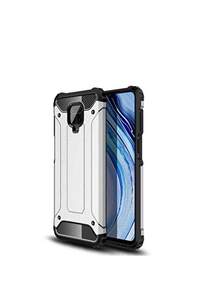kilifone Xiaomi Redmi Note 9 Pro - Kılıf Çift Katman Zırh Tank Crash Military...