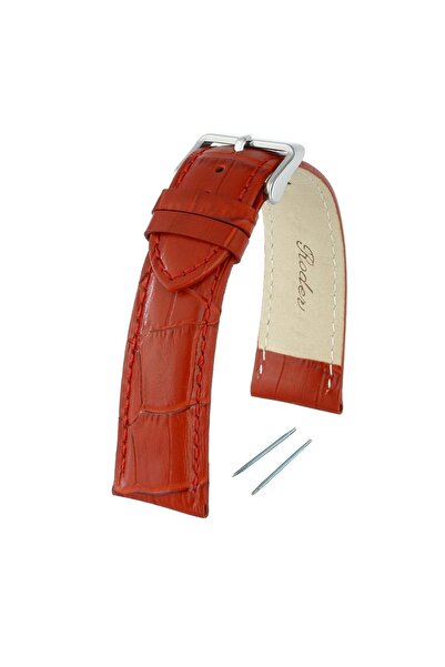 RODER حزام جلد R4102s - أحمر - 20 ملم