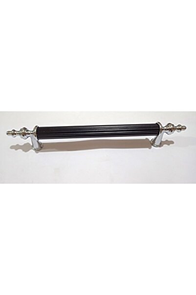 kayakulp Alüminyum Lüks  Boru Lüks Kulp 128mm Siyah/krom (dolap Çekmece Mobil...
