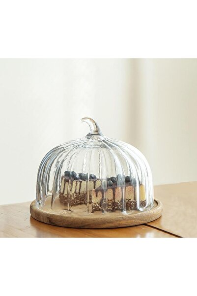 ÇIRPAN EV Terry Akasia Tree Glass Cake Fanus 31cm