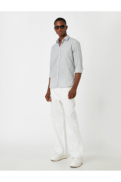 Koton Μη μαγνητικό καρό πουκάμισο