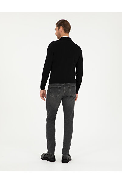Pierre Cardin Antrasit Slim Fit Jean Pantolon 50295871-VR006
