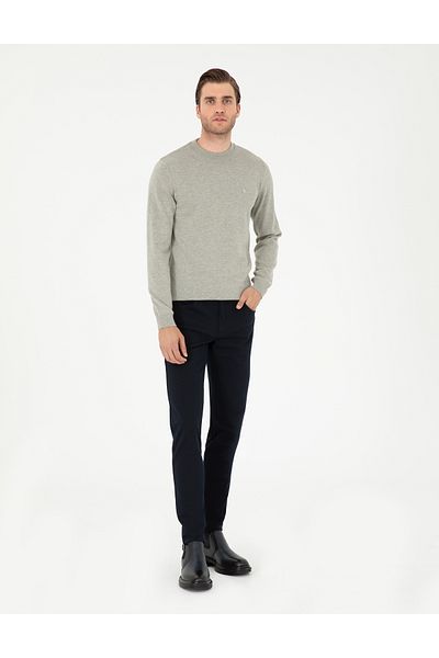 Pierre Cardin Παντελόνι καμβά Navy Blue Slim Fit 50295933-VR033